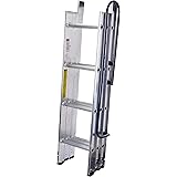 WERNER LADDER AA1510CA Al Attic Ladder, 7' - 9'10"