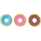 ZippyPaws - Donutz Squeaky Plush Dog Toy - 3 Pack