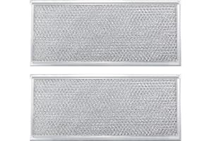 TRHRETN W10208631A Microwave Grease Filter Replacement for Whirlpool Microwave vent Filter, GE Microwave Filter Replacement W10208631RP, 2304686, AP5617368, PS3650910, EAP3650910 size 13"x6"- 2 Pack