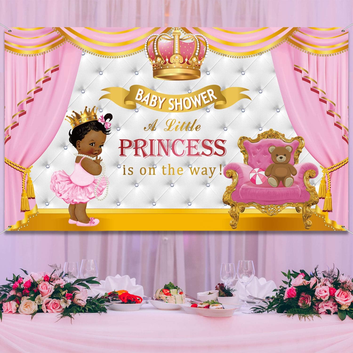 royal princess baby shower decorations
