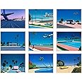 BigWig Prints Hiroshi Nagai Art - Lofi Poster Vaporwave, Hiroshi Nagai Wall Art Prints, Vaporwave Decor Posters, Japanese Room Decor - Unframed Set of 9 (8x10”)