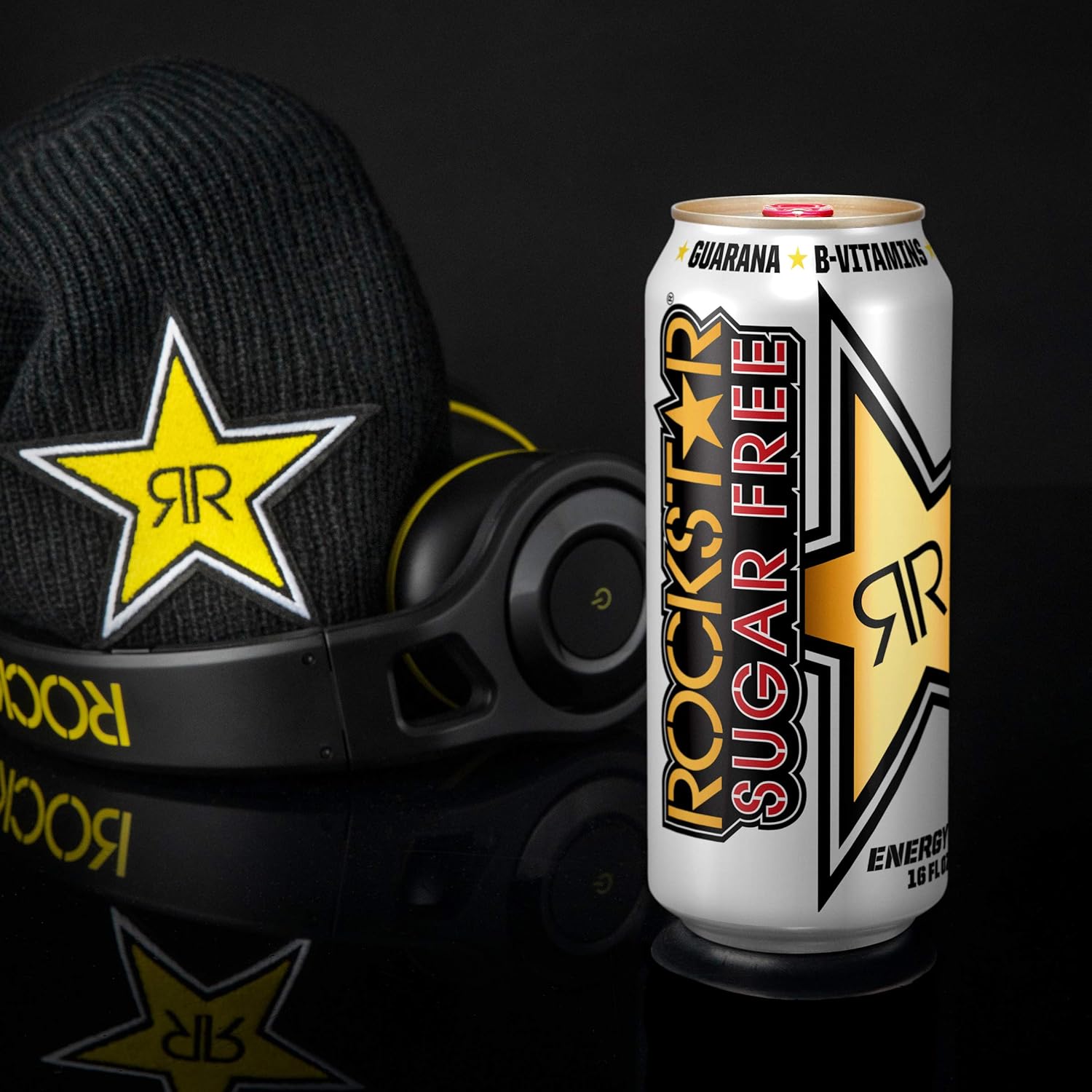 Amazon Com Rockstar Energy Drink Sugar Free Energy Drink 16 Fluid Ounce Pack Of 24 Sports Nutritional Supplements Grocery Gourmet Food