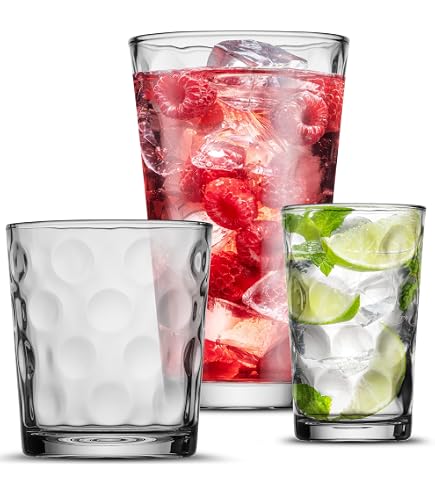 1960 drinking glasses Roma 1960 10.25oz Water Drinking Glasses (Set of 6) main image 1
