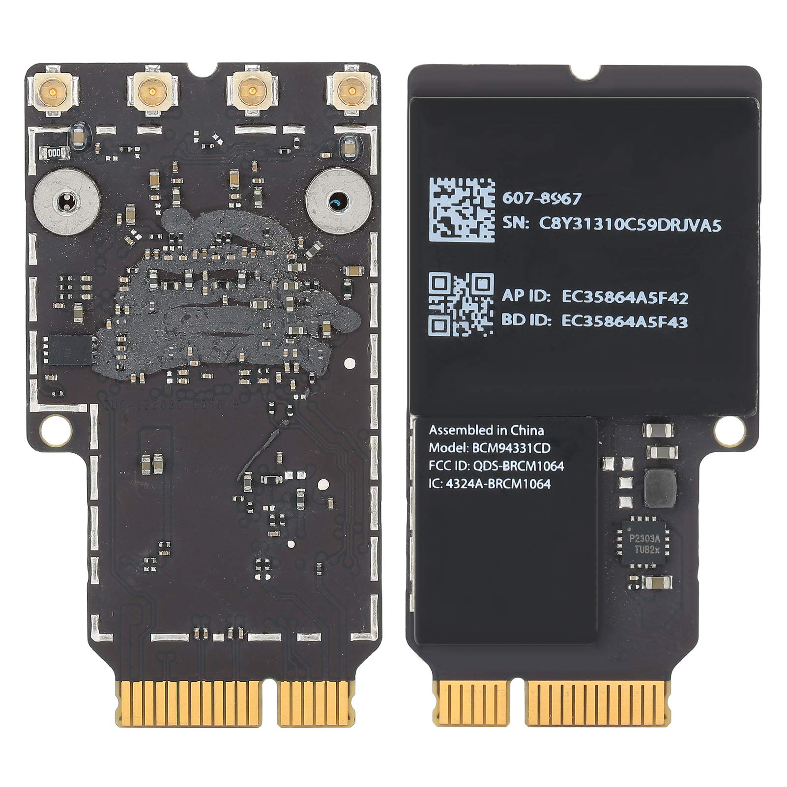 Broadcom Wifi Card,Wireless Network Card BCM94331CD 802.11ac, Mini PCIe WLAN Bluetooth 4.0 Card,Bt Wireless Wifi Card Module for IOS A1418 A1419