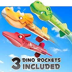 MindSprout Dino Blasters, Rocket Launcher for Kids
