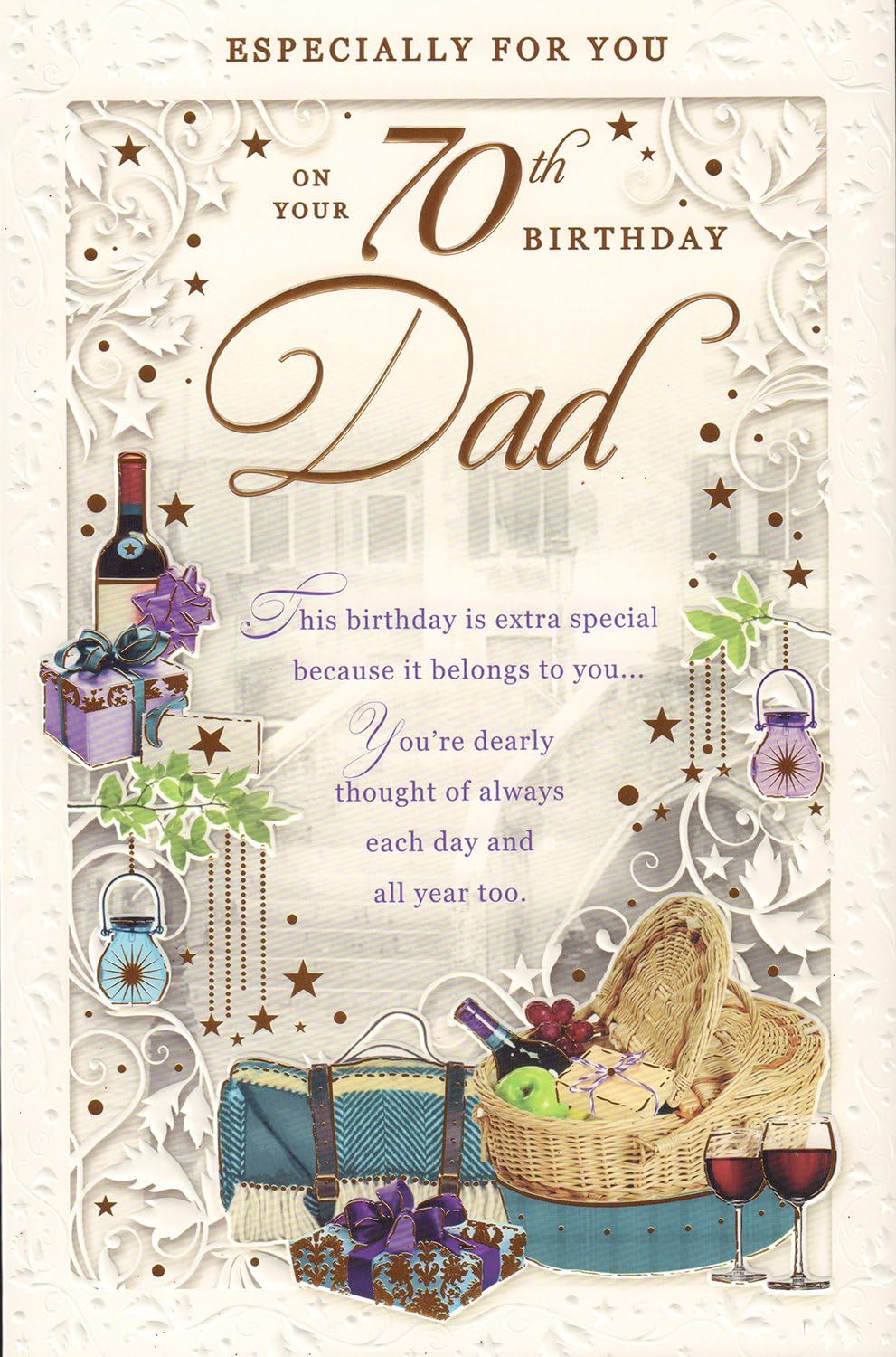 70th birthday cards for dad