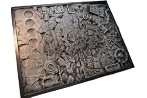 GENERIC Dry Brush Palette | Texture Palette for Miniature Painting & Model Kits - Drybrush & Paint Scraping Tool (Alternative to Wet Palette)(7.87x5.9in)(02)