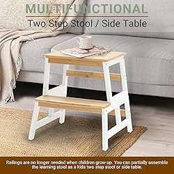 COSYLAND Kids Kitchen Step Stool, Toddler Standing