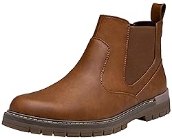 Jousen Mens Boots Retro Chelsea Boots Mens Casual
