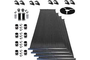 SOLARPOOLSUPPLY Highest Performing Design - DIY Solar Pool Heater Kit - 15-20 Year Life Expectancy (4-4x10 / 2" I.D. Header)