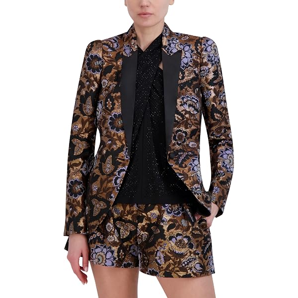 Blazer BCBG Max Azria - Taille S - Gris - Mélange Laine - Neuf Avec Étiquettes