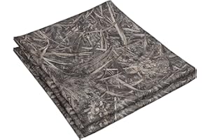 FLYEGO Camo Netting Camouflage Netting, Quiet Camo Mesh Netting Clear View Camo Hunting Blind for Concealment, Tree Stand, Hunting, Sunshade, Decoration, Shooting, Car Cover