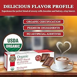 Natural Nectar Organic Milk Chocolate Petit Biscuit