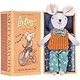 LEVLOVS Mouse in a Matchbox Toy Baby Registry Gift (Little Brother)