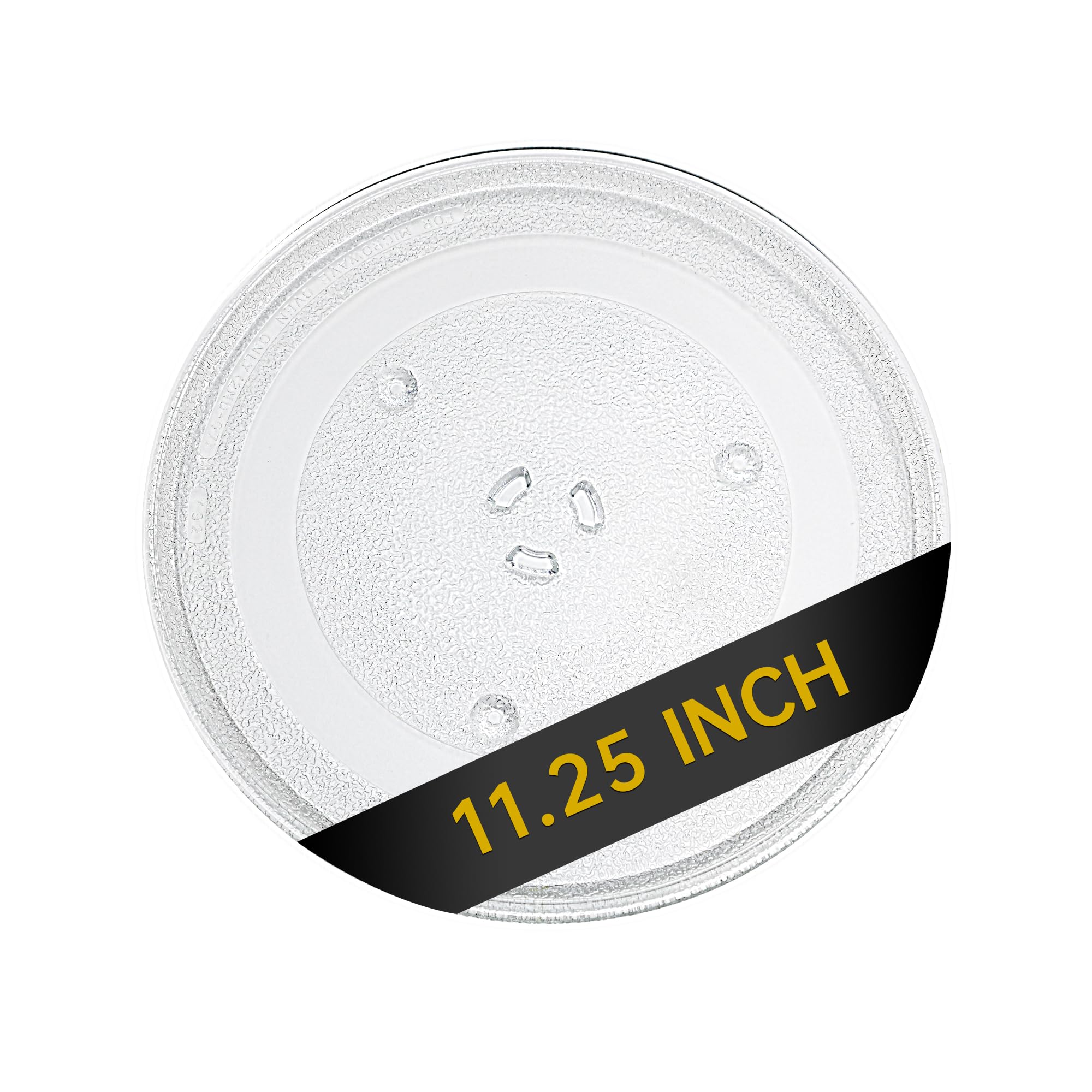 Photo 1 of Rotaglass 11.25" Microwave Glass Turntable Plate, 11.25" / 28.6cm Microwave Tray Replacement Glass Plate, Glass Tray Replacement for LG, GE,Samsung? Magic Chef, Hotpoint, Panasonic, Kenmore, etc