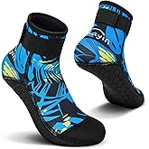 Yikayin Neoprene Socks, 3mm Wetsuit Socks for Women Men, Anti-Slip Thermal Swimming Socks Diving Socks