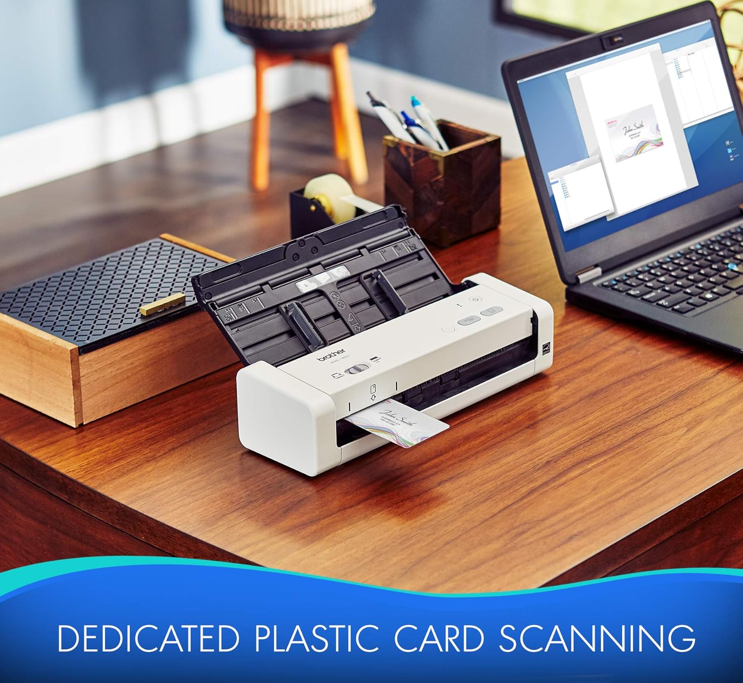 Brother Easy-to-Use Compact Desktop Scanner, ADS-1200, Fast Scan Speeds, Ideal for Home, Home Office or On-The-Go Professionals : Office Products