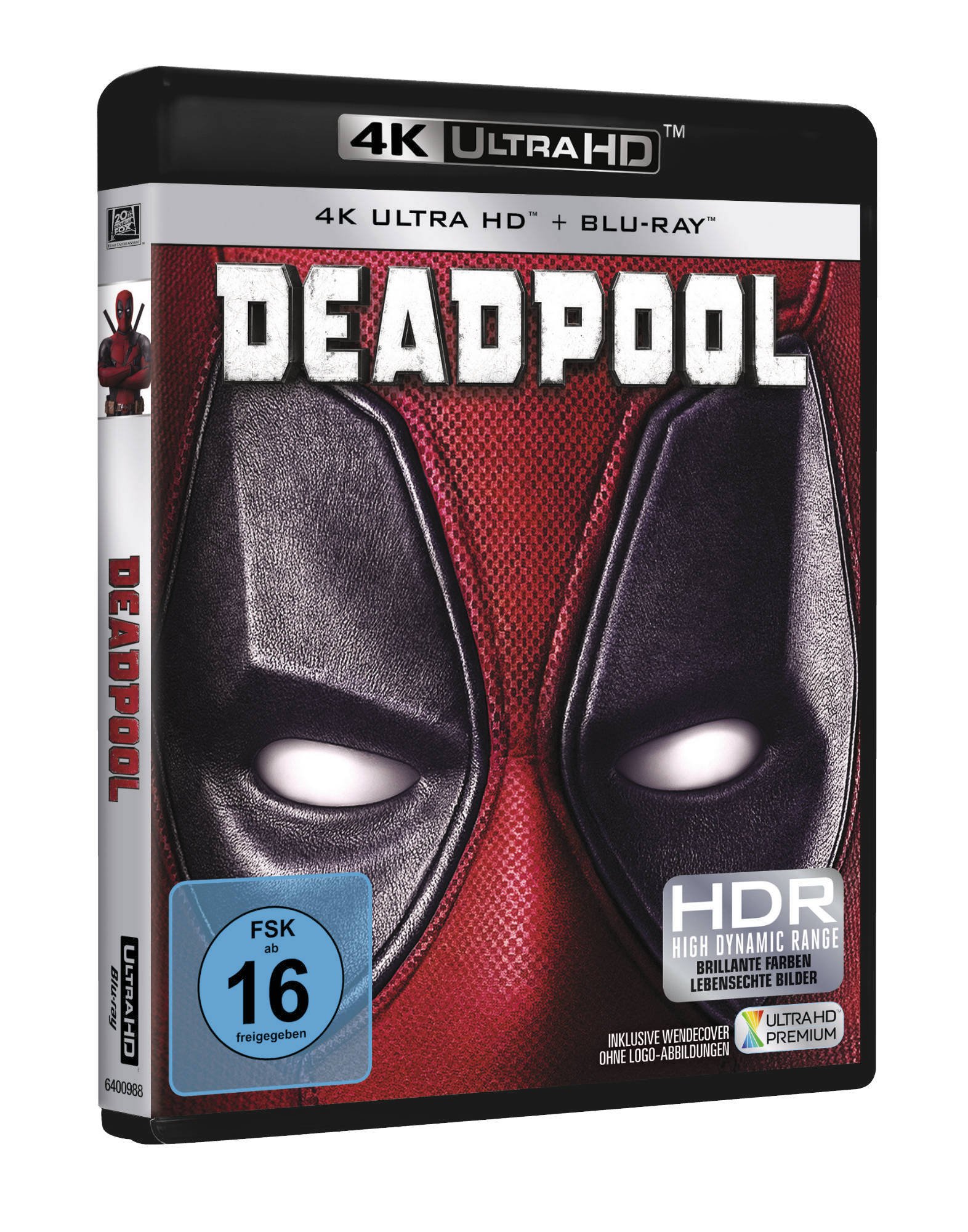 Deadpool 4K,1 UHD-Blu-ray + 1 Blu-ray + Digital HD UV: USA 2