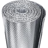 AGHITG Reflective Insulation Foam,48" x 10 Ft Window Insulation for Summer Heat,Aluminum Foil Bubble Insulation Roll for Keep