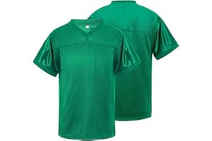 babyhealthy Youth Blank Football Jersey Mesh Athletic Practice Sports Shirt Hip Hop Soccer Tee Unisex