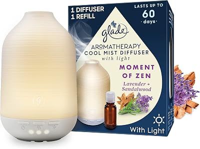 Glade Essential Oil Diffuser Holder & Refill Lavender Sandalwood 17.4ml