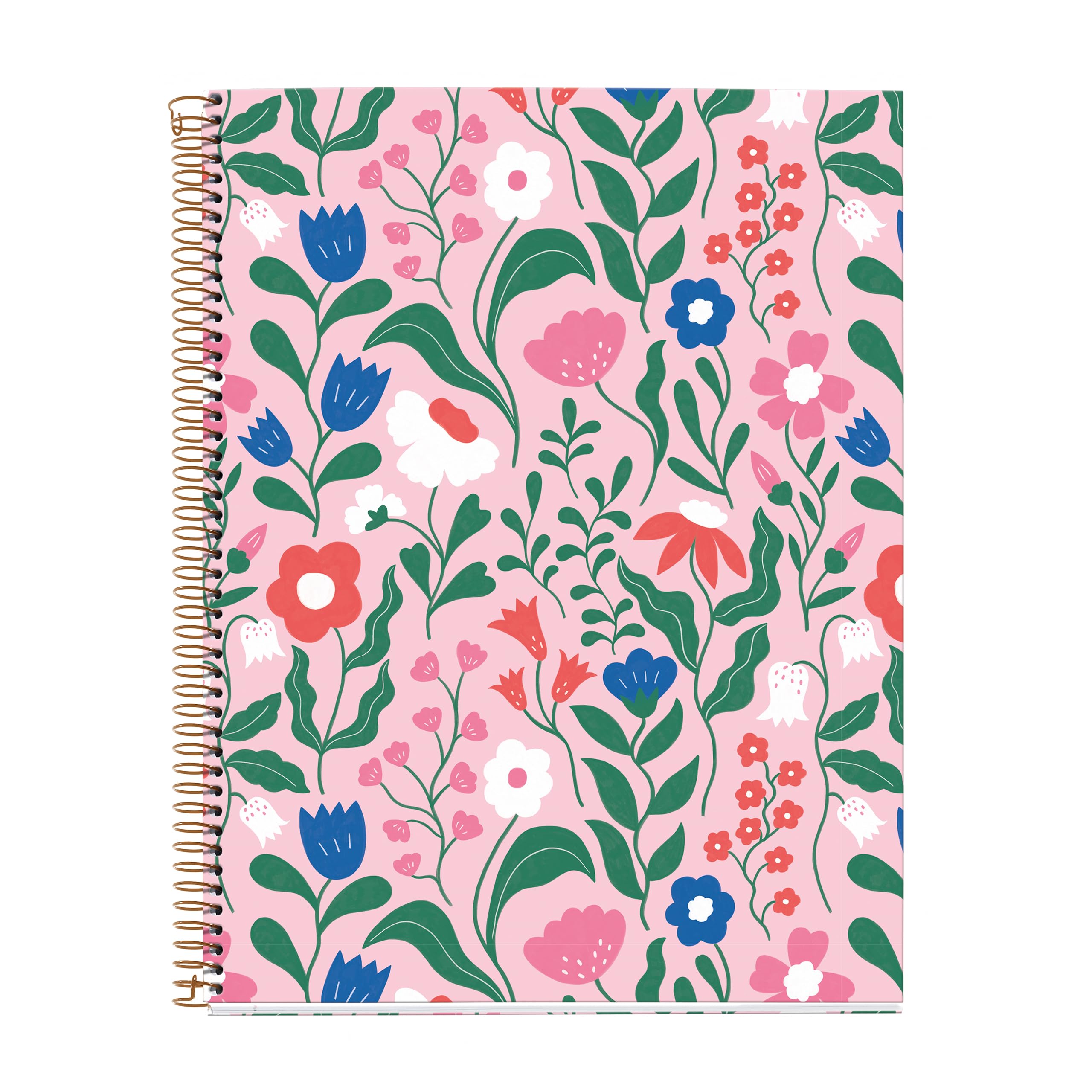 Miquelrius - Notebook A4 (210 x 297 mm), 5 mm grid, 120 sheets of 70 g/m², cardboard cover, 4 coloured stripes, copper spiral, Foodie Lovers collection, Tropical