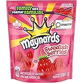 Maynards Swedish Berries Candy, Gummy Candy, Family Size, Bulk Candy, 816 g