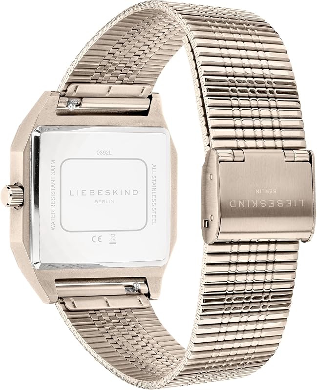 Uhr LT-0392-MQ in acciaio inossidabile in Frozen rosé