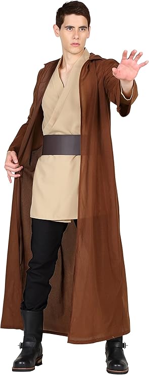 Amazon Party City コスの極み コスプレ 賢者のローブ メンズ 茶 コスプレ 仮装 通販