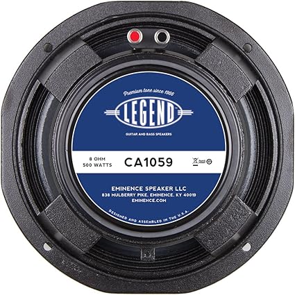 eminence legend 10 bass speaker