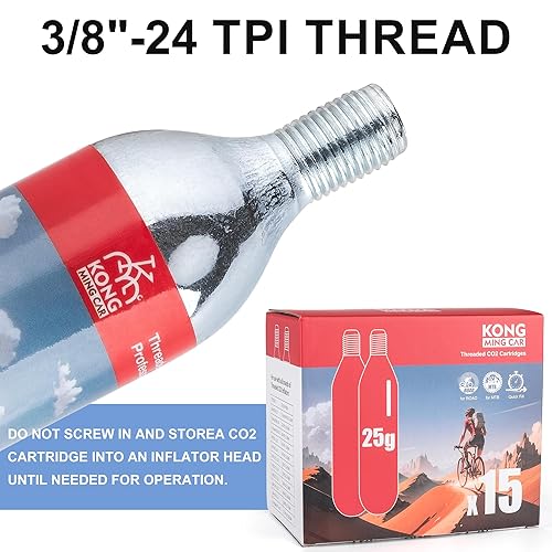 Co2 Cartridge 25g s Threaded Threaded s Refills For Bike Pump