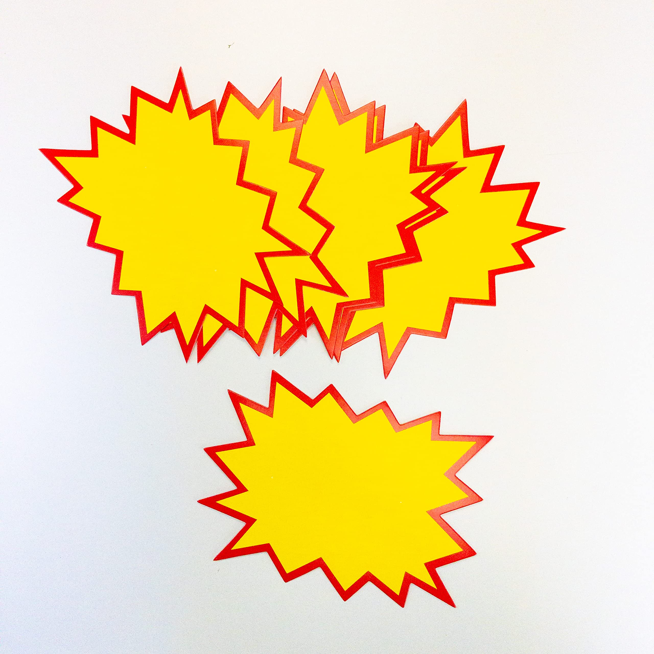 Price Labels in Pack of 100 [Star Model] to Catch Your Customers Attention and Increase Your Sales! Use as Sale Poster, Deal Posters, Price Labels (M)