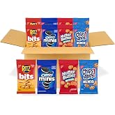 Nabisco Cookies &amp; Crackers Variety Pack, 4 Flavors, 15 Snack Packs | OREO &amp; CHIPS AHOY! Minis Cookies, NUTTER BUTTER Bites, RITZ Bits Cheese Crackers, Individually Wrapped