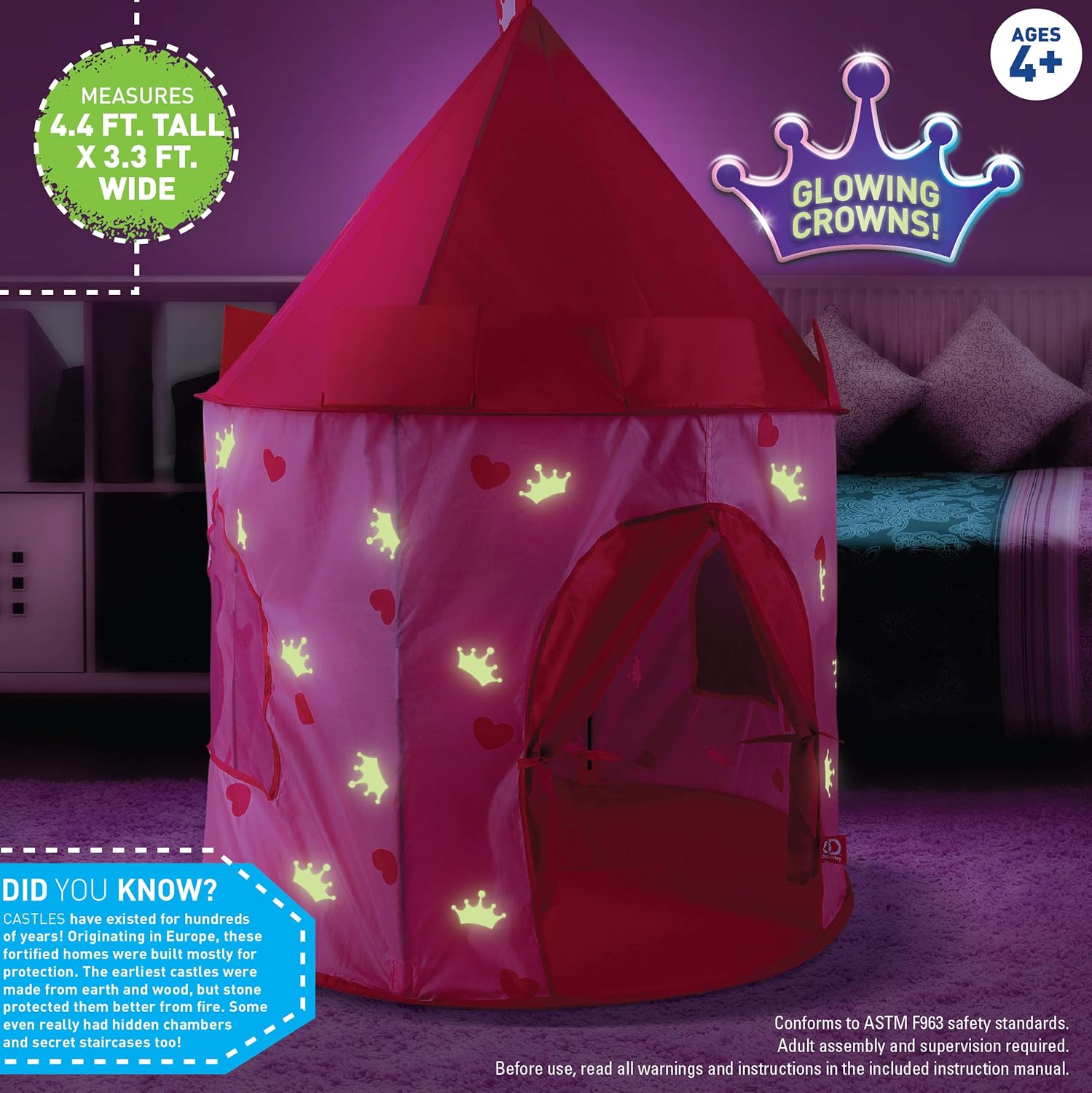 discovery kids princess tent