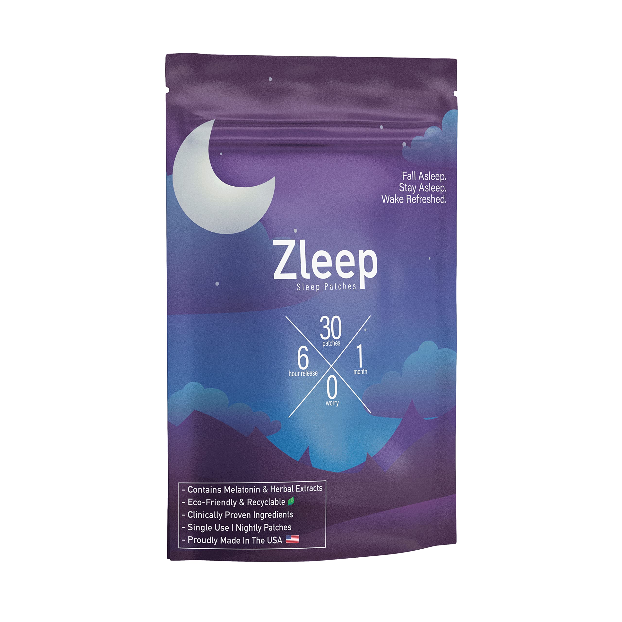 Mua Zleep Sleep Patches w/Dream Complex and Melatonin to Promote Quality Sleep and Reduce