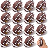 Meooeck 24 Pcs Fall Football Stress Ball Bulk Autumn Brown Mini Foam Sport Ball Anxiety Relief Maple Leaf Football for Thanksgiving Harvest Party Supplies Festival Adult Outdoor Game(Brown Color)