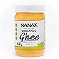 Nanak Organic Grass-fed Ghee, Clarified Butter, 14 oz., USDA Organic, Non-GMO, Pasture Raised, Lactose - Casein - Gluten…