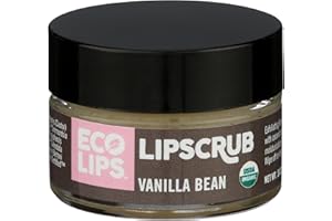 ECO LIPS Ecolips Ecolips Organic Lip Scrub, Vanilla Bean, 0.5 Ounce