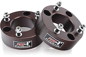 FlexHitch 2" Front Leveling Lift Kits for 2004-2024 F150, 2 inch Forged Front Strut Spacers Leveling Kits Compatible with 2004-2024 F-150 2WD 4WD
