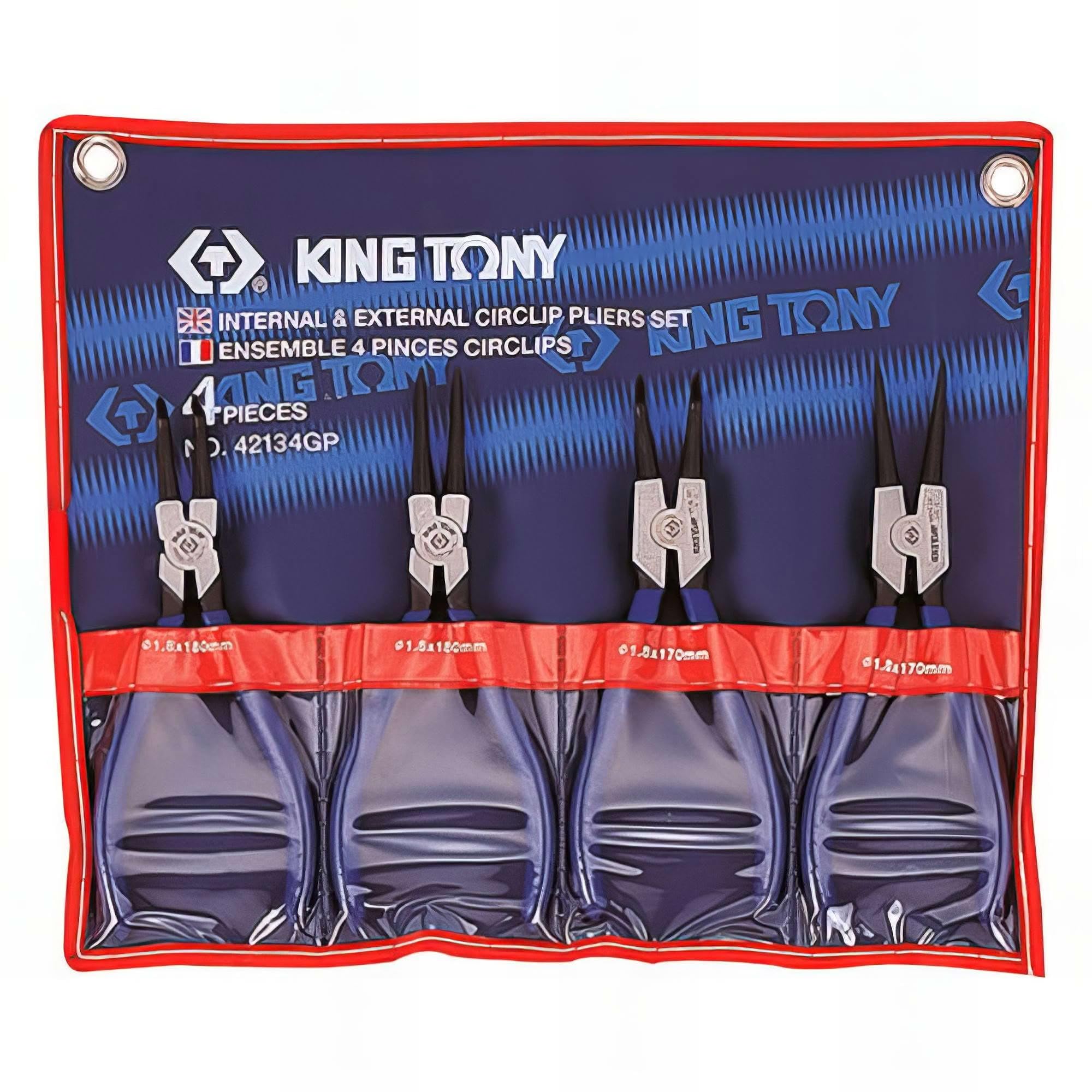 king tony 42134gp Jaws Pliers PLIERS Cutter Kit, Set of 4