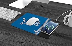 SOAR NFL Wireless Charging Mouse Pad, Detroit Lions
