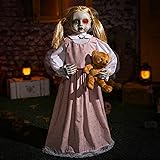 Halloween Animatronics 36inch Doll, 3ft Animated