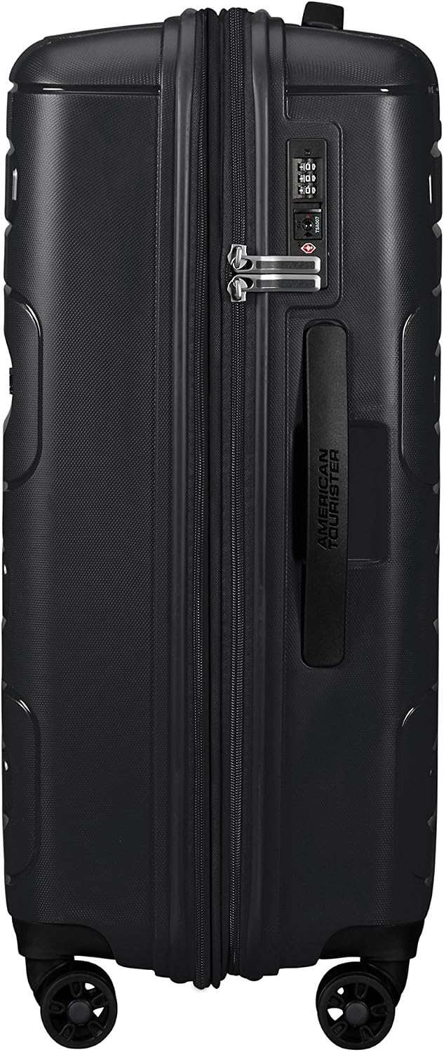 American Tourister Sunside - Spinner M, Expandable Case, 68 cm, 72.5/83.5 L, Black, M (67.5 cm - 72.5/83.5 L) - Image 4