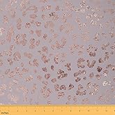 Leopard Print Upholstery Fabric, Pink Safari Cheetah Print Fabric by The Yard, Luxury Wild Animal Theme Decorative Fabric for Upholstery and Home DIY Projects, Outdoor Fabric, 1 Yard, Pink Gold