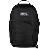 JanSport 26L All Around Pack - 15 inch Laptop Sleeve, Black | Versatile Rucksack w/Hydration Sleeve, Reflective Accents &amp; Safety Whistle