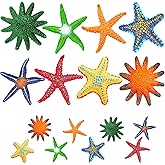 WZXJZTCY 16 Pcs Diving Toys Pool Toy Colorful Starfish Toys with, Soft Summer Swim Toys Set Dive Throw Toys for Kids Underwat