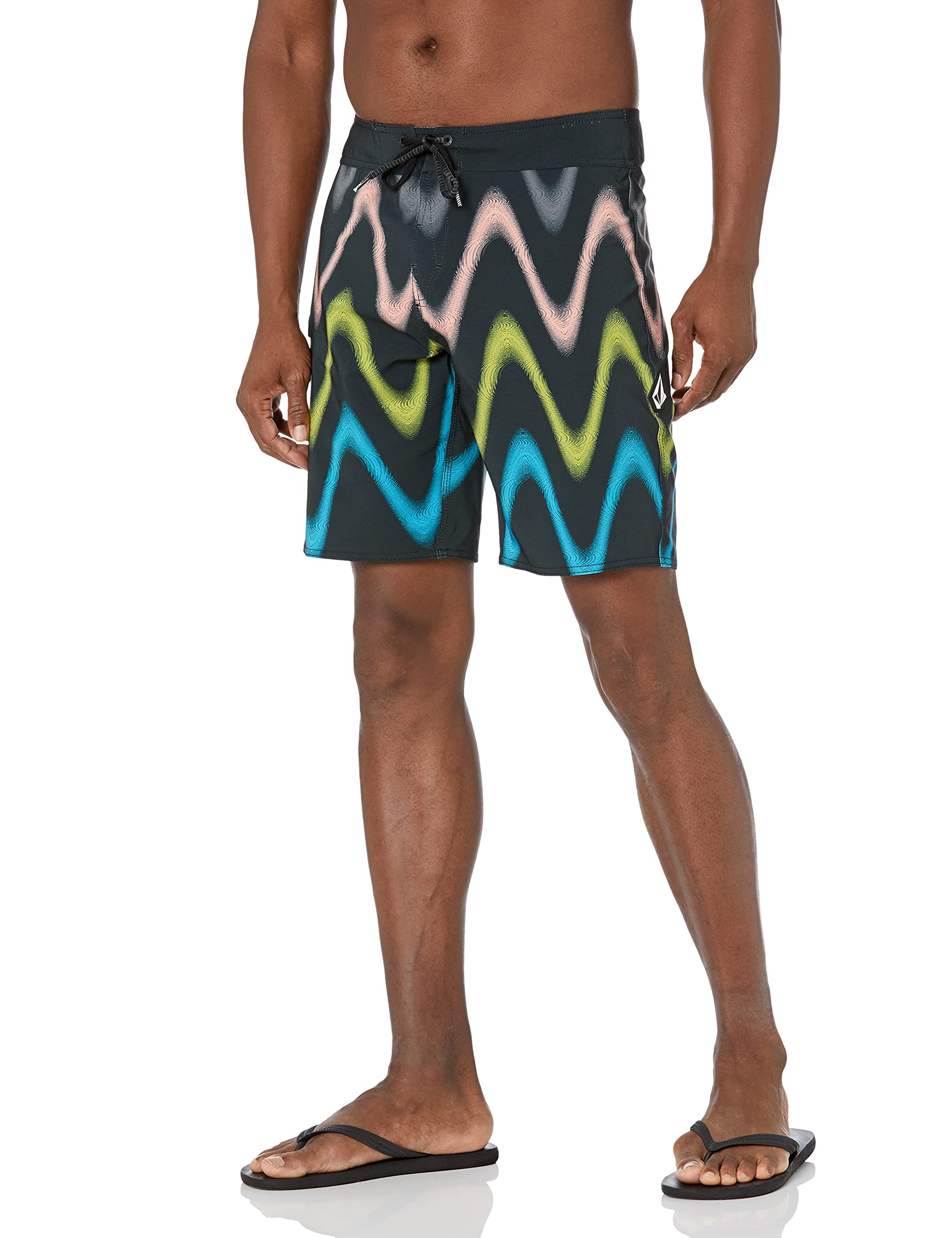 Volcom Men's Mod Tech 19" Boardshort Black 28