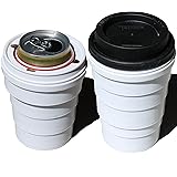 Trinken Lid and Collapsible Cup Can Cooler, Hide Your Beverage Can and Keep it Cold, Perfect for Outdoors Events, Hiding Drin