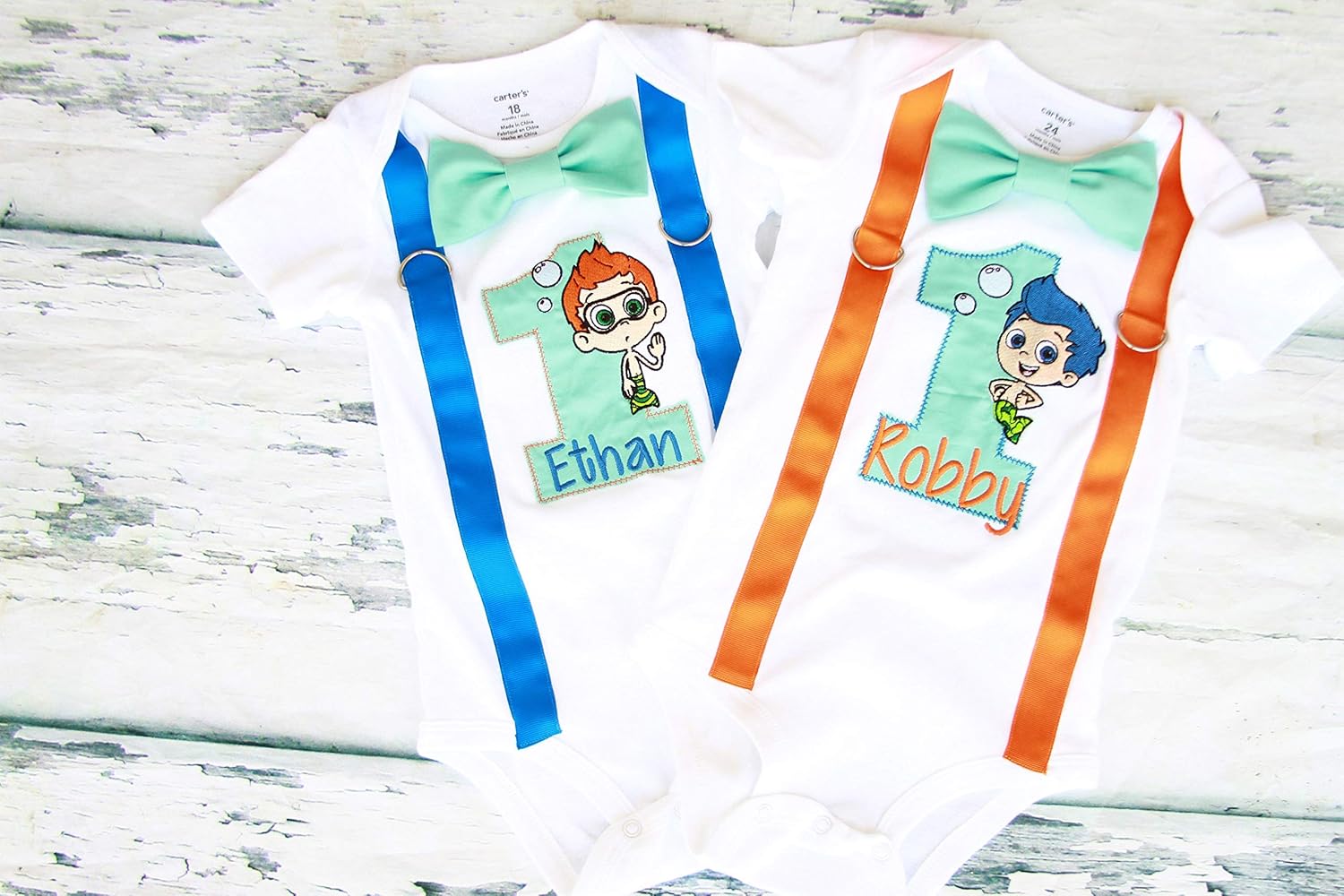 bubble guppies first birthday outfit