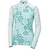 Helly-Hansen Women's LIFA Merino Midweight Graphic 1/2 Zip Base Layer Shirt